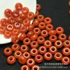 Jadeíta Premium Jadeíta Roja 10x5mm Forma de Rosquilla Cuentas Sueltas Venta al por Mayor Accesorios para Joyería DIY de Jadeíta Anillo Redondo Espaciador