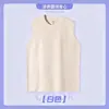 Chaleco sin mangas de algodón puro pesado para hombre, básico, holgado, color liso, capa base deportiva tipo tank top, se pueden imprimir gráficos, Verano 2026