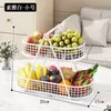Bandeja de frutas criativa, cesta de frutas para sala de estar, expositor de lanches e frutas secas para mesa, mesa de centro, mesa de jantar, prateleira de armazenamento multicamadas