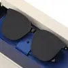 Gafas de Sol Polarizadas Gm, Protección Uv, Gafas de Sol para Conducir, Estilo de Celebridad de Internet, Gafas de Sol con Bisagra Metálica Vertical