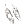 Pendientes de Gancho con Forma de Rombo y Línea de Diamantes Brillantes, Pendientes de Lujo Ligero de Gama Alta, Colgantes de Oreja Elegantes para Vestido de Noche y Fiesta de Cena, Accesorios para Orejas