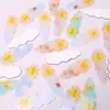 Acrílico com Estampa de Glitter Solar Cor Gradiente Estilo Japonês Patch DIY Acessório de Cabelo Clipe Lateral Capa de Celular Flor para Sapato Acessório