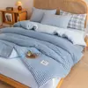 Colcha de algodón desmontable y lavable, colcha de primavera y otoño, colcha de invierno, ropa de cama de algodón para dormitorio individual de estudiante, relleno de colcha, apto para todas las estaciones