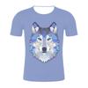 Amazon verão 3D código europeu e americano masculino e feminino camiseta de manga curta casual gola redonda estampada camiseta masculina uma geração de cabelo