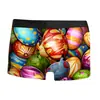 Ropa Interior Masculina Impresa en 3D Serie de Pascua Europea y Americana Transfronteriza Novedad Boxer Sexy para Hombre