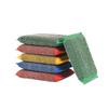 Esponja de alambre de acero paño de cocina cepillo de limpieza para ollas platos cuencos esponja de bola de acero de doble cara para desincrustar artefacto para lavar ollas