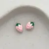 Colgante de Aleación 3D Lindo Cono de Helado Piruleta Manzana Fresa Esmalte Encanto DIY Accesorios para Collar Pulsera