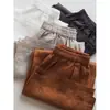 Pantalones Casuales de Lino Puro Estilo Japonés para Viajar, Holgados, Artísticos, Cintura Elástica, Pierna Ancha, Cortos, Rectos, para Mujer, Primavera y Verano