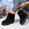 Otoño 2026 Nuevo Talla Grande Botas Peludas de Moda para Mujer Estilo Casual Cómodo Europeo y Americano Talla Única
