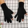 Guantes Deportivos Reflectantes para Hombres y Mujeres, Otoño e Invierno, Cálidos, Adecuados para Ciclismo, Correr al Aire Libre, Fútbol, Pantalla Táctil, Forro de Felpa, de Dedo Completo