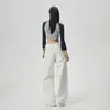 Coleção Outono 2026 Transfronteiriça Calças Jeans Americanas Retrô Largas e Soltas, Estilo de Time Versátil, Jeans de Corte Curvo para Mulheres, Novo Modelo