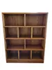 Estantería de Piso de Olmo Combinación Librería Estante de Almacenamiento de Juguetes para Niños Libros Ilustrados Personalizable Sala de Estar Simple Almacenamiento de Madera Maciza