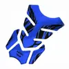 Pegatina Decorativa de Llama de Goma Blanda de PVC Modificada para Motocicleta Pegatina Anti-Rayones Pegatina para Tanque de Combustible de Motocicleta Pegatina de Espina de Pez Accesorios para Automóviles y Motocicletas