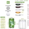 Frasco de Plástico Redondo Frasco Transparente Sellado Frasco de Empaque Embotellado Frasco de Rosca Frasco para Snacks de Fruta Seca Granos Botella de Boca Ancha