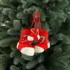 Amazon Nuevo Mini Calcetín Navideño Colgante Decoración de Árbol de Navidad Colgante de Bota Colorida Venta al por Mayor