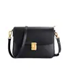 Suministro Exclusivo Transfronterizo de Bolsos Cuadrados Pequeños de Piel de Vaca Nuevo Estilo 2026 Moderno para el Día a Día Bolso de Mujer de Cuero Genuino Bolso Cruzado Retro Versátil