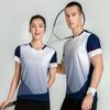 Camiseta deportiva informal de verano de manga corta para hombre y mujer, para bádminton, tenis y tenis de mesa, ropa de secado rápido para parejas, imprimible