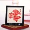 Adornos de Marco de Espejo de Recorte de Papel Yuxian de Estilo Chino Más Vendidos en Stock al por Mayor con Palabras de Fortuna, Mensajes de Bendición Personalizables