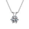 Conjunto de Joias de Prata Ruixing para Mulheres Prata S925 Moissanita Coroa Pulseira de Seis Garras Brincos Colar Atacado Transfronteiriço