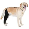 Rodillera cruzada para pata de perro post-cirugía set de recuperación banda de soporte para pata de mascota cubierta protectora equipo protector anti-lameduras para mascotas