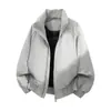 2026 Invierno Nuevo Chaqueta de Algodón para Hombre con Cuello Alto Maillard Talla Grande Ropa Exterior Chaqueta Cálida Holgada para Hombre Ropa de Algodón Hombre