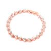 Pulsera de Zirconia Romana Transfronteriza de Amazon para Mujer, Lujo Ligero, Moderna, de Gama Alta, Elegante y con Estilo
