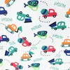 Capa para bolsa de roupas de algodão estampado, malha de algodão classe A para bebês, 300 peças, estampado, dupla face