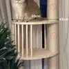Árvore para Gatos de Madeira Maciça DIY Material Acessórios Poste de Reposição Placa Arranhadora para Gatos Arranhador para Gatos Torre Pilar Alto Corda de Sisal