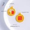 Accesorios DIY de Oro vietnamita de larga data Zorro de Nueve Colas koi Loto verde Duru colgante cadena de suéter de conejo mujer