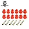 Capas Coloridas de Ferro com Mangas de Borracha Vermelha para Carrinhos de Golfe Ezgo Txt Club Car Ds70289-G02