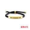 Pulsera Europea y Americana Multicolor de Cuerda Trenzada Transfronteriza Buen Esposo Conmemorativa Día de San Valentín Regalo de Navidad Pulsera de Acero Inoxidable Grabada