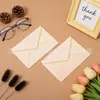 Sobres de Lujo de Colores con Estampado Dorado, Papel de Carta Personalizado, Tarjetas de Felicitación, Impresión en Relieve, Logotipo, Postales, Juegos de Invitación