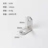 Suporte de Ângulo de Aço Inoxidável Suporte em L de 90 Graus Suporte de Prateleira Conector Reto para Móveis Suporte de Ângulo Fixo Espessado
