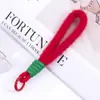 Acessório de Cordão de Pelúcia Fresco e Simples para Celular, Chaveiro de Bolsa Cor Macaron, Decoração de Corrente de Celular Prática