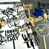 Estilo transfronterizo ins tarjeta acrílica para el Día del Padre papá Día del Padre decoración acrílica para pastel DAD inserto para pastel