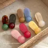 Presilha de Cabelo Fofa Doudou Cor Macaron para Franja Lateral de Menina Nova Presilha de Bico de Pato de Alta Qualidade Acessório de Cabeça