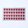 Pegatinas Brillantes de Rhinestone Acrílico con Forma de Corazón de 36 Piezas de 12 mm para Decoración de Álbumes de Fotos DIY para Niños