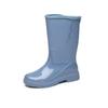 Galochas Femininas moda para ao ar livre galochas antiderrapantes impermeáveis sapatos de água transfronteiriços cano médio galochas de borracha quentes forradas com fleece para adultos
