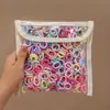 Diadema Infantil No Lastima el Cabello, Accesorios para el Cabello de Anillo de Toalla, Goma para el Cabello de Niñas, Cuerda Elástica Alta para el Cabello, Diadema para el Cabello de Niña Pequeña