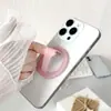 Soporte para teléfono móvil nuevo transfronterizo, anillo redondo, hebilla de anillo magnético de silicona, soporte de silicona portátil, soporte de silicona para perezosos
