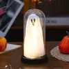 Luz de Fantasma Popular Transfronteriza para Halloween con Cubierta de Vidrio, Adorno Decorativo Creativo, Luz Ambiental, Luz de Noche Espeluznante
