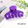 Pinza Grande para Cabello de Calabaza de Color Vidrio Versátil Pinza de Tiburón de Gama Alta para la Parte Posterior de la Cabeza Accesorios para el Cabello Venta al por Mayor
