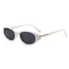 Nuevas Gafas de Sol con Montura Ovalada Retro Versátiles para Exteriores Gafas de Sol Geniales Estilo Callejero para Hombres y Mujeres Gafas de Protección Solar