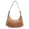 Bolsa Retro Mate para Mujer de Gran Capacidad 2026 Nuevo Otoño Invierno Versátil de Hombro Cruzado para Clase Viajes Bolso Tote
