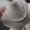 Perlas de Agua Dulce Naturales de Fuerte Brillo Perlas Semilla de 6 mm Sin Agujero Forma de Gota de Agua Accesorios de Cuentas Sueltas Semiacabadas para Joyería DIY Collares