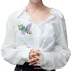 Estabilizador de Bordado para Tecido Solúvel em Água com Padrão Floral Transfronteiriço Novo Criativo DIY Bordado Manual Estabilizador