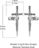 Aretes Metálicos con Forma de Espada, Aretes de Estilo Genial y Atrevido, Aretes Sencillos y Personalizados para Ropa de Trabajo Diaria, Accesorios Versátiles Estilo Ins
