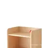 Estantería nueva de madera maciza, madera de pino, para uso doméstico, armario de almacenamiento para dormitorio, independiente, estantería ancha de varias capas para niños