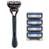 Maquinilla de afeitar para hombre con 6 capas de cuchillas, Afeitadora manual, Cuchilla de acero inoxidable multicapa duradera, Venta al por mayor