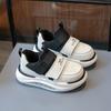 Meninas 2023 outono novo tênis médio e grande sapatos de papai infantil fundo macio antiderrapante sapatos casuais almofada de ar corrida